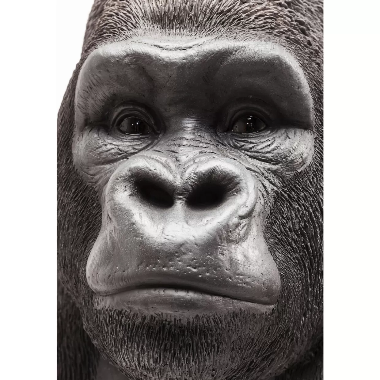 KARE Design - Scultura Gorilla Realistica XXL per Interni, Decorazione Moderna da Tavolo o Mensola - Idea Regalo Originale per Appassionati di Animali Selvatici