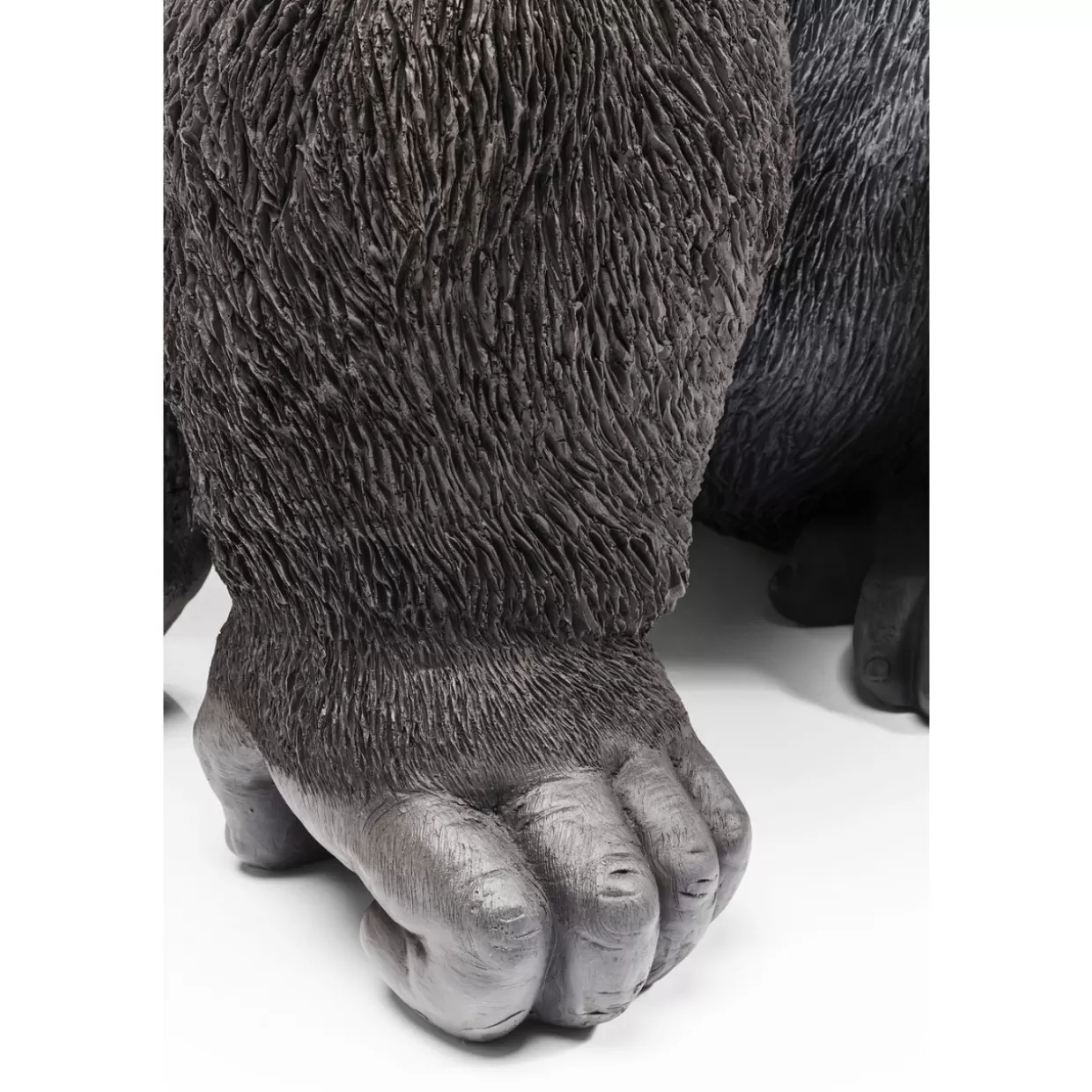 KARE Design - Scultura Gorilla Realistica XXL per Interni, Decorazione Moderna da Tavolo o Mensola - Idea Regalo Originale per Appassionati di Animali Selvatici