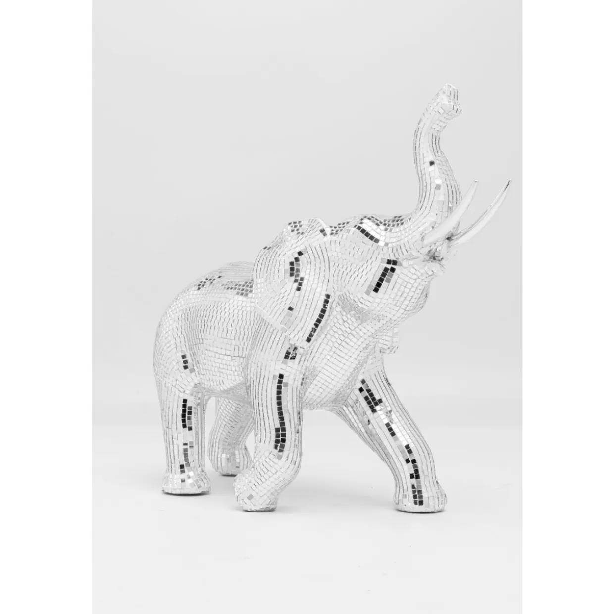 Elefante Mosaico Artistico in Stile Handmade - Scultura Decorativa 41 cm per Arredamento Creativo, KARE Design Collezione Regali Originali