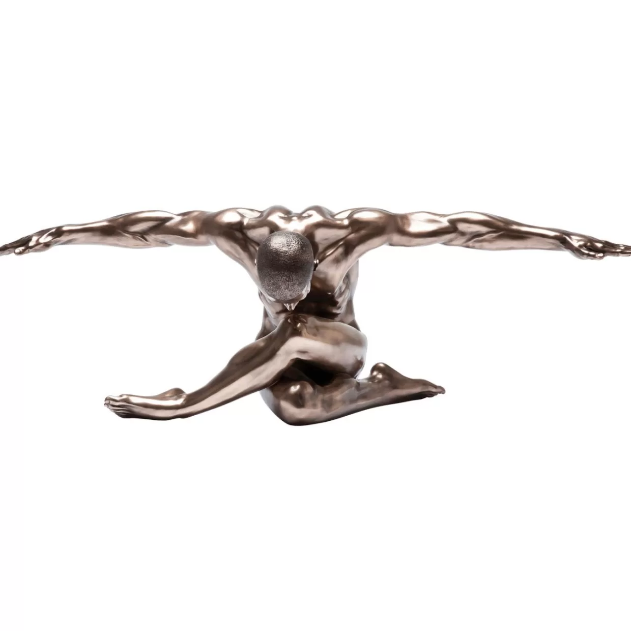 Scultura Decorativa Uomo in Posa Classica - Moderno Accessorio da Interni KARE Design, Altezza 137 cm per Arredamento Contemporaneo e Regalo di Design