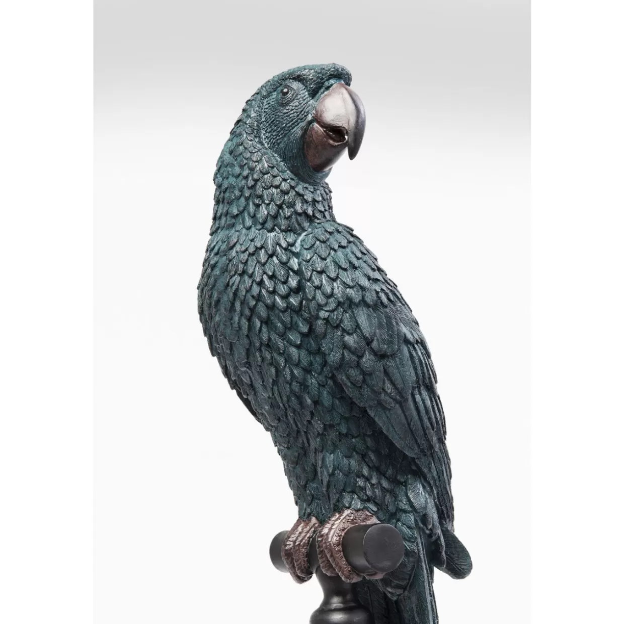 KARE Design Collezione Esclusiva - Scultura Decorativa Pappagallo in Tonalità Petrolio, Ideale per Arredamento Moderno e Regali Creativi 

（：，，，，SEO。