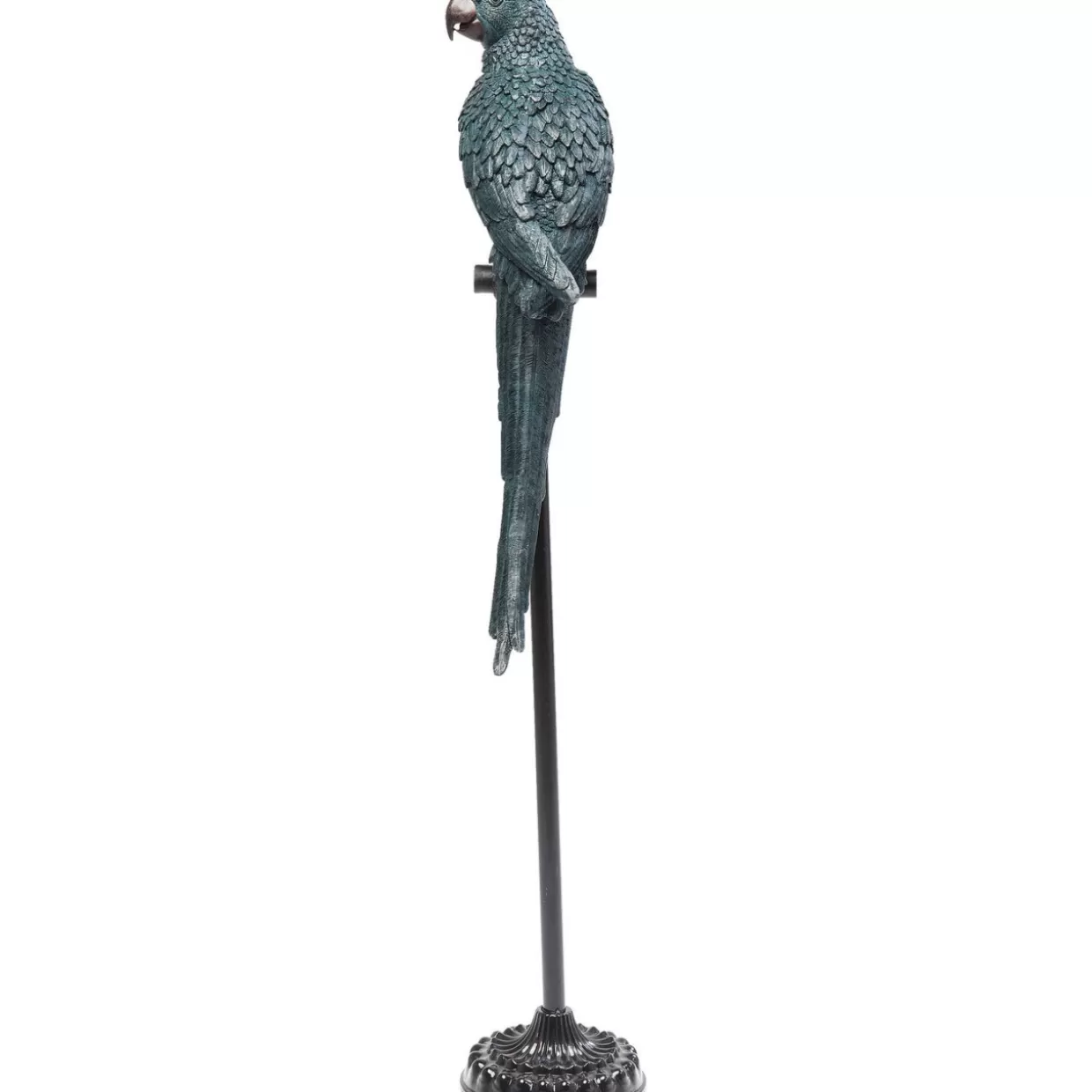 KARE Design Collezione Esclusiva - Scultura Decorativa Pappagallo in Tonalità Petrolio, Ideale per Arredamento Moderno e Regali Creativi 

（：，，，，SEO。