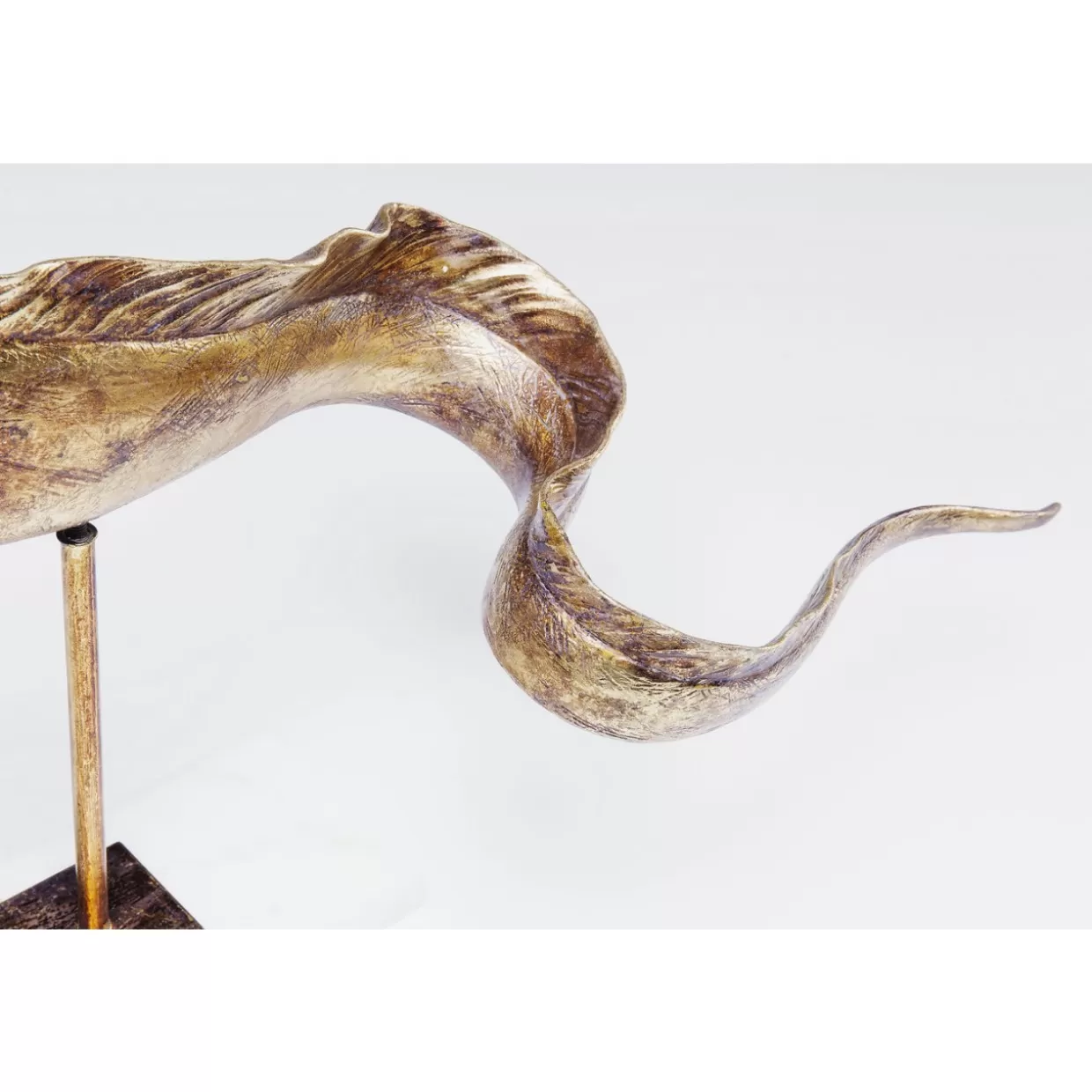 KARE Design - Scultura Decorativa Pesce Dorato in Resina per Arredamento Moderno | Idea Regalo elegante con Finitura Oro Lucido e Dettagli Artigianali