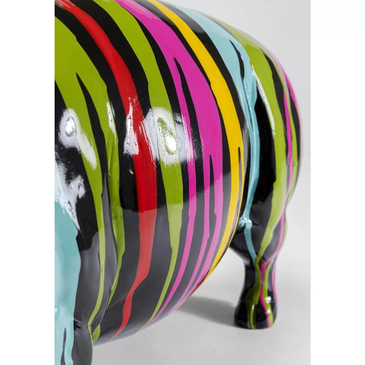 KARE Design Portafortuna in Resina · Scultura Maiale Holi 22 cm per Decorazioni Festive e Regali Originali
