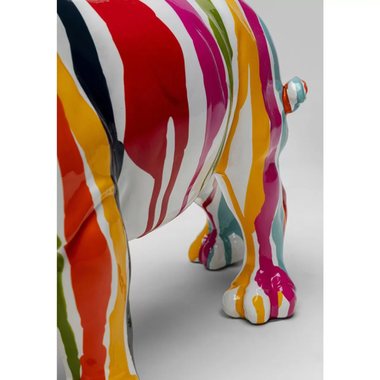 KARE Design Collezione Olistica - Statua Rinoceronte Decorativo 18 cm in Resina, Idee Regalo Creativo per Interni Moderni e Arredamento Bohémien