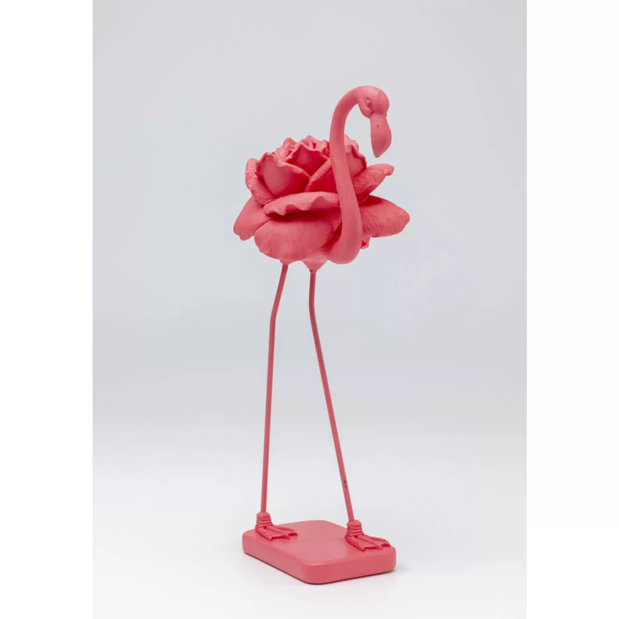 Fenicottero Rosa Elegante in Resina - Decorazione Stilizzata per Arredi Casa 42 cm - Idea Regalo Creativa KARE Design