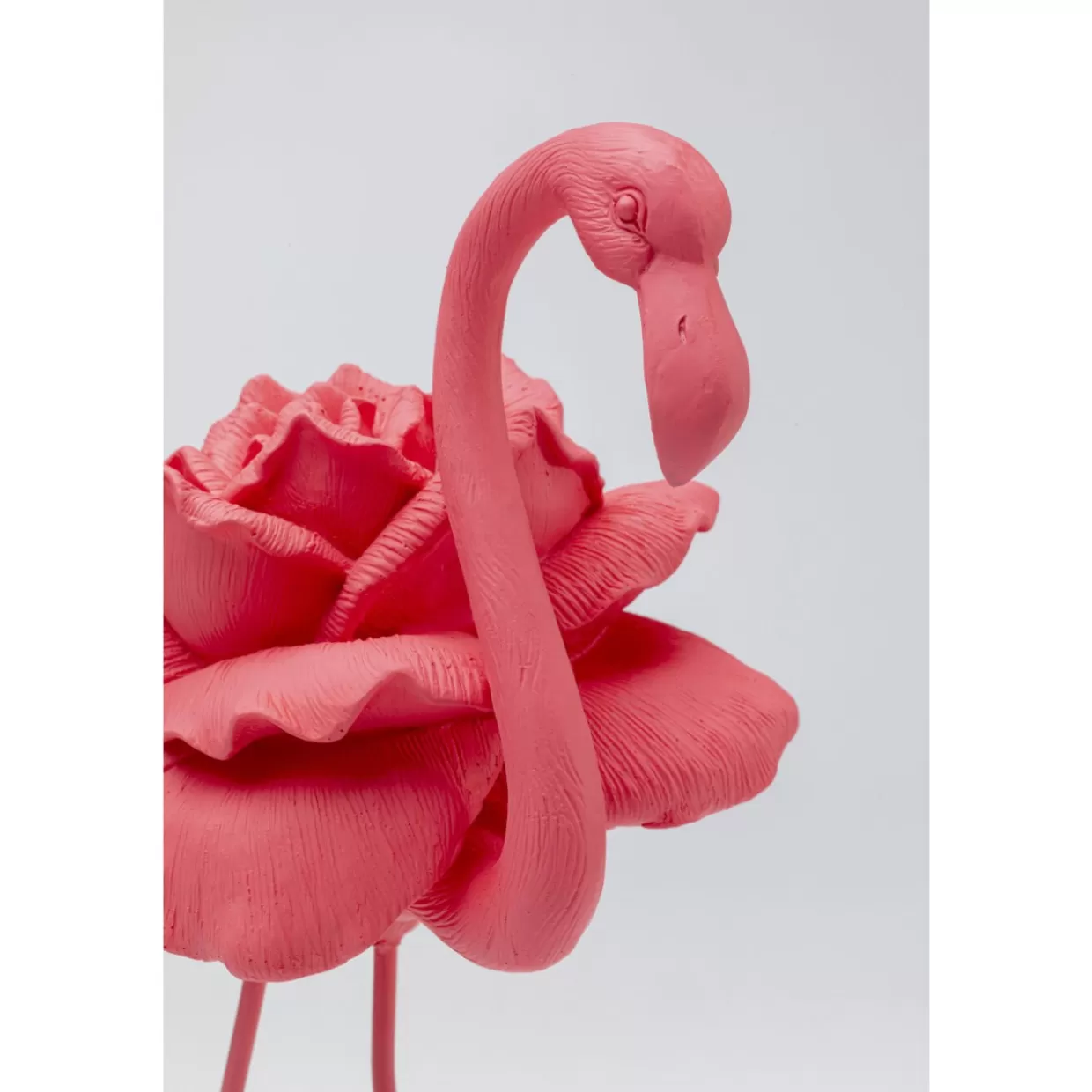 Fenicottero Rosa Elegante in Resina - Decorazione Stilizzata per Arredi Casa 42 cm - Idea Regalo Creativa KARE Design
