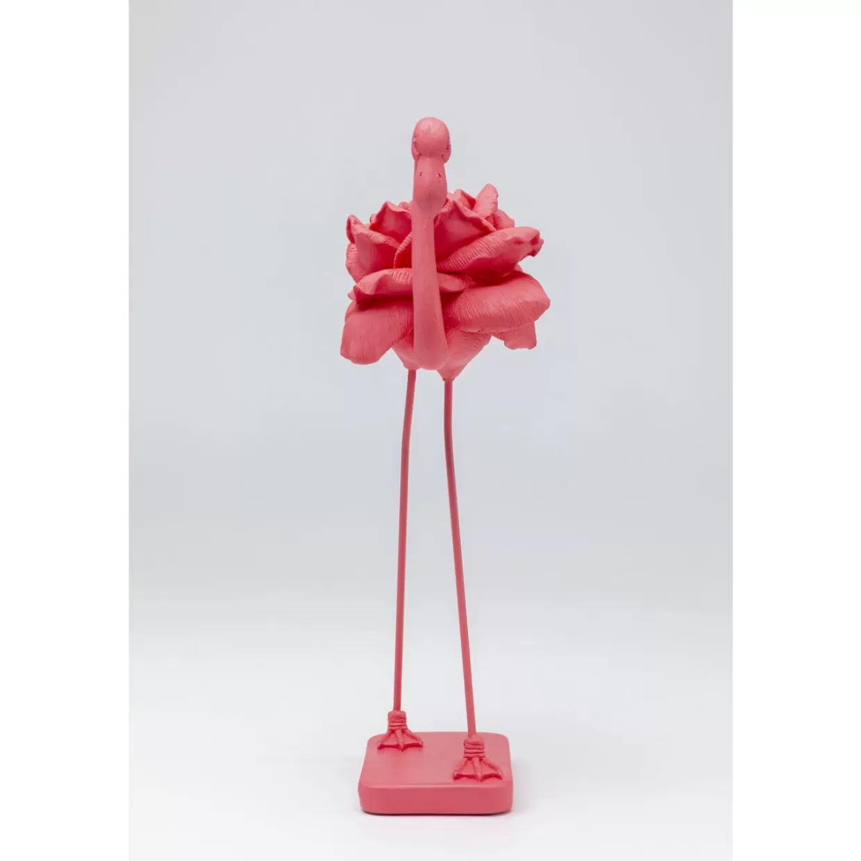 Fenicottero Rosa Elegante in Resina - Decorazione Stilizzata per Arredi Casa 42 cm - Idea Regalo Creativa KARE Design