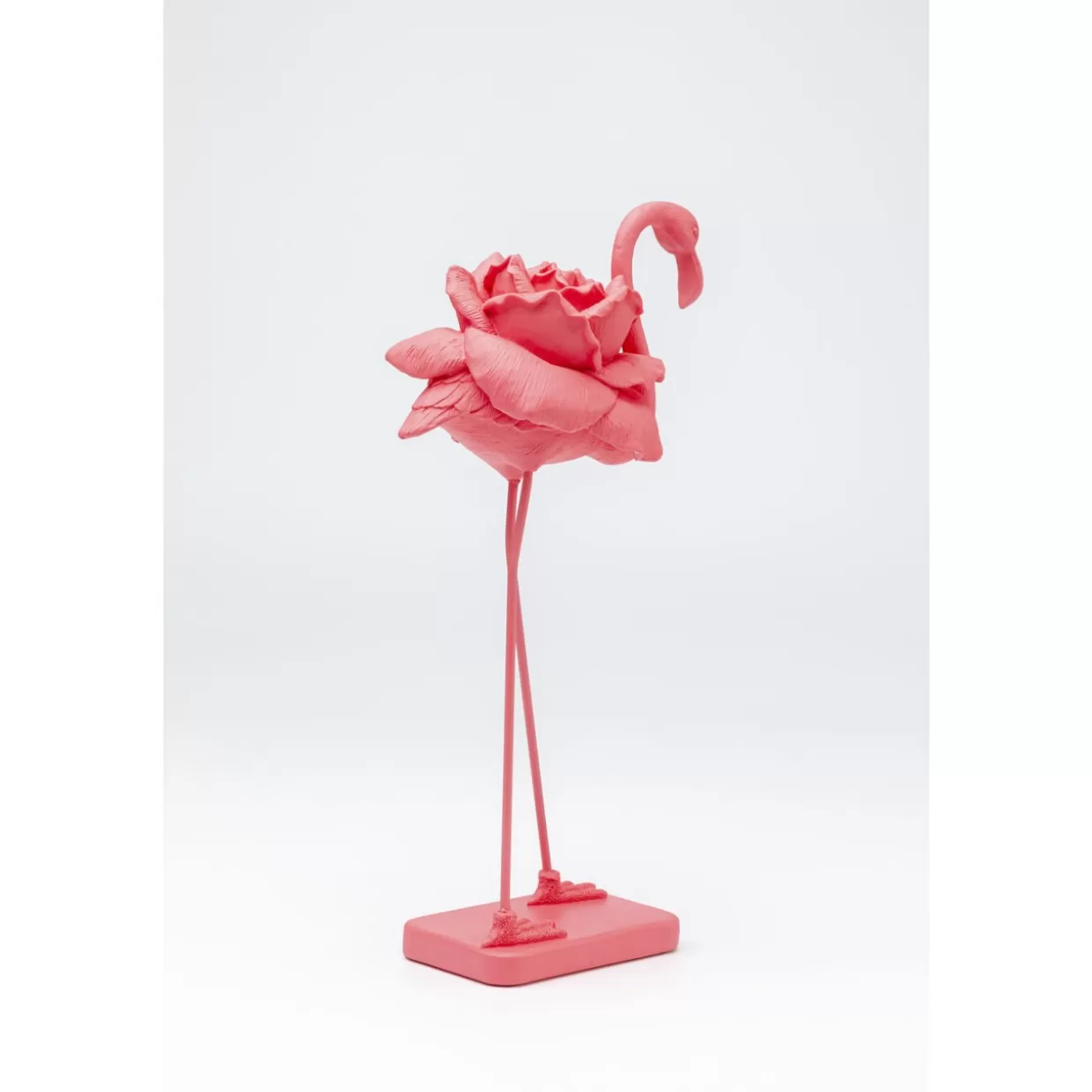 Fenicottero Rosa Elegante in Resina - Decorazione Stilizzata per Arredi Casa 42 cm - Idea Regalo Creativa KARE Design