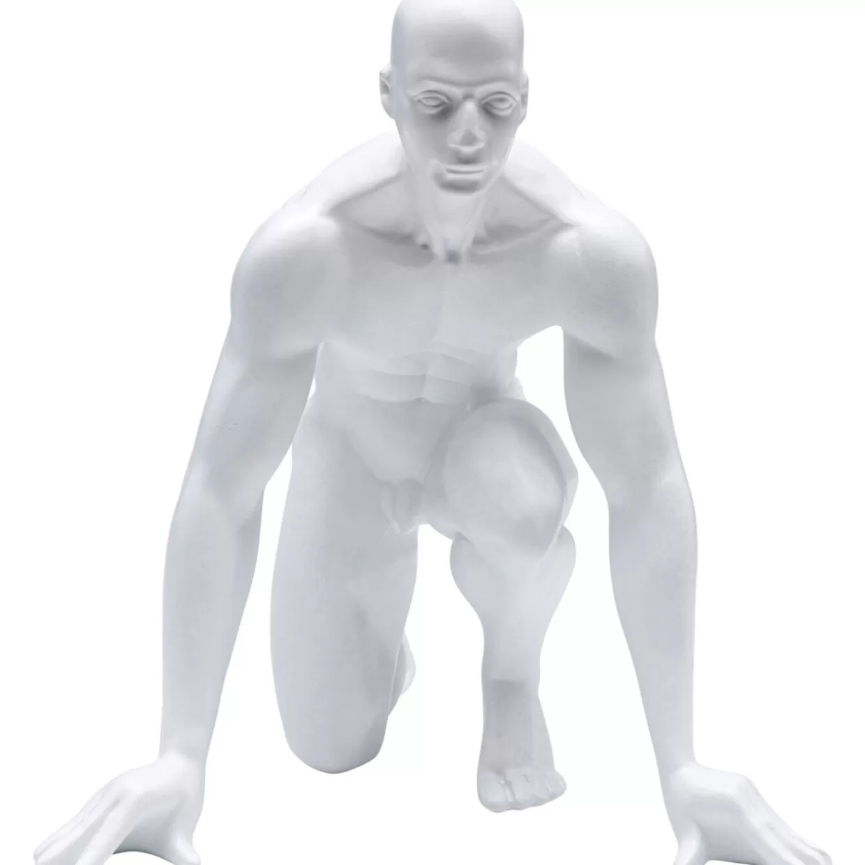 KARE Design - Statua Decorativa Runner in Bianco per Interni, Altezza 25 cm - Idea Regalo Originale per Arredamento Casa