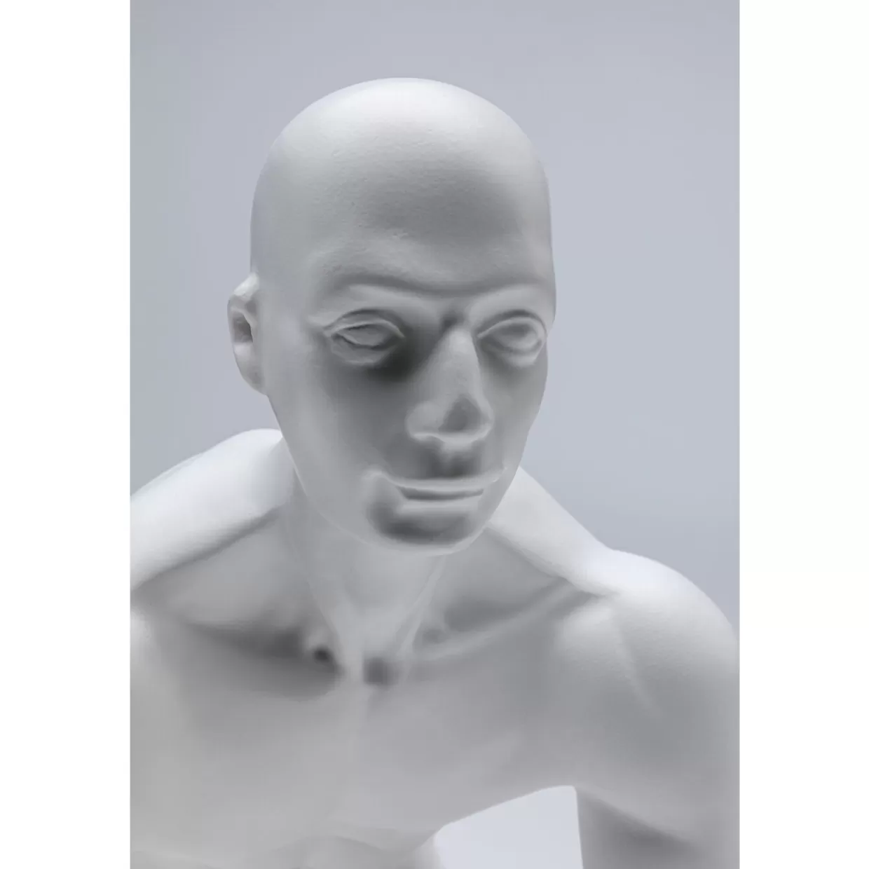 KARE Design - Statua Decorativa Runner in Bianco per Interni, Altezza 25 cm - Idea Regalo Originale per Arredamento Casa