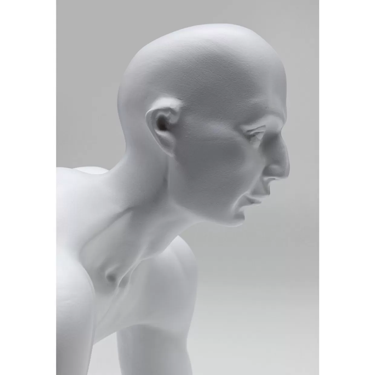 KARE Design - Statua Decorativa Runner in Bianco per Interni, Altezza 25 cm - Idea Regalo Originale per Arredamento Casa