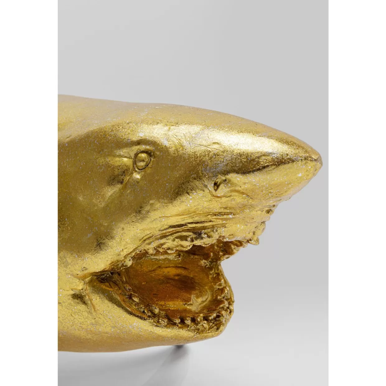 Scultura da Collezione Squalo Henry Dorato 106 cm - Decorazione Moderna KARE Design per Interni e Idee Regalo Originali