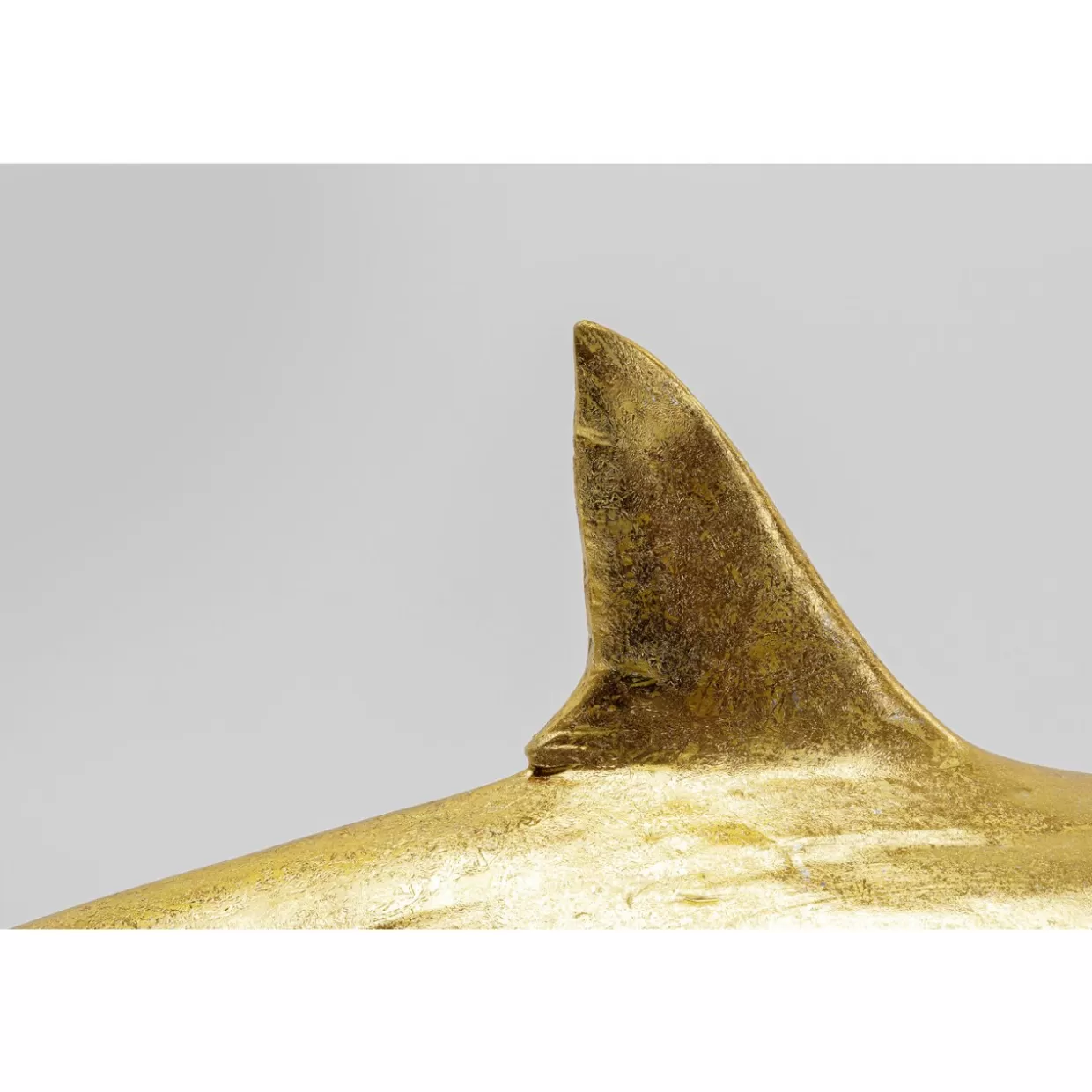 Scultura da Collezione Squalo Henry Dorato 106 cm - Decorazione Moderna KARE Design per Interni e Idee Regalo Originali
