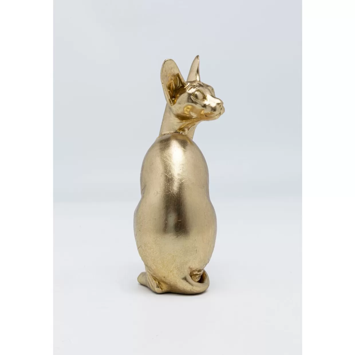 Statua Elegante Gatto Audrey Dorato - Scultura da Interno 27 cm per Arredamento Moderno, Idea Regalo Raffinata by KARE Design