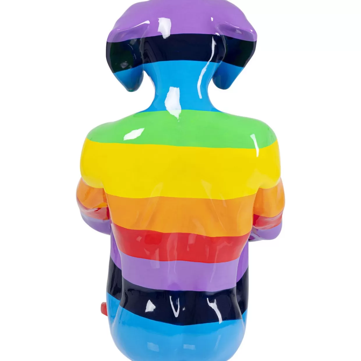 Statua Decorativa Cane Seduto Arcobaleno - Design KARE | Articoli per Arredamento e Regali Originali, Modello 173