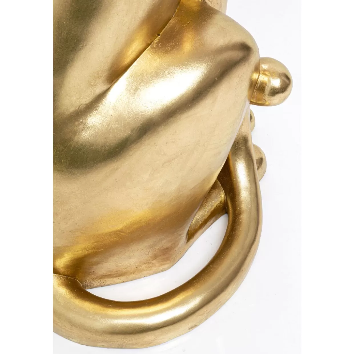 Leopardo Dorato in Posizione Seduta - Scultura Elegante per Interni 150 cm, KARE Design - Elemento di Classe per Arredamento Moderno e Idee Regalo Esclusive