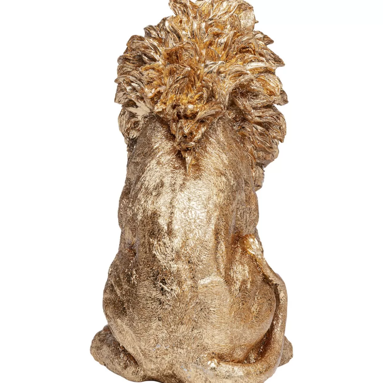 Leone Dorato in Posa - Scultura Decorativa da 42 cm per Interni ed Esterni - KARE Design Articoli per la Casa e Regali Esclusivi