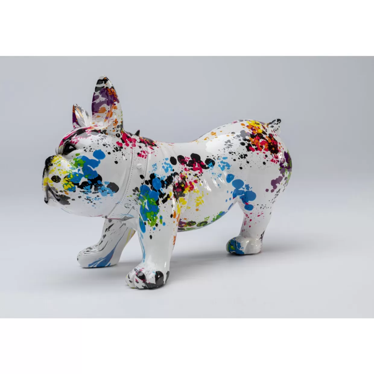 Statua da Collezione Bulldog Splash - Scultura in Resina 32 cm per Interni Moderni | Articoli Decorativi e Regalo Originali KARE Design