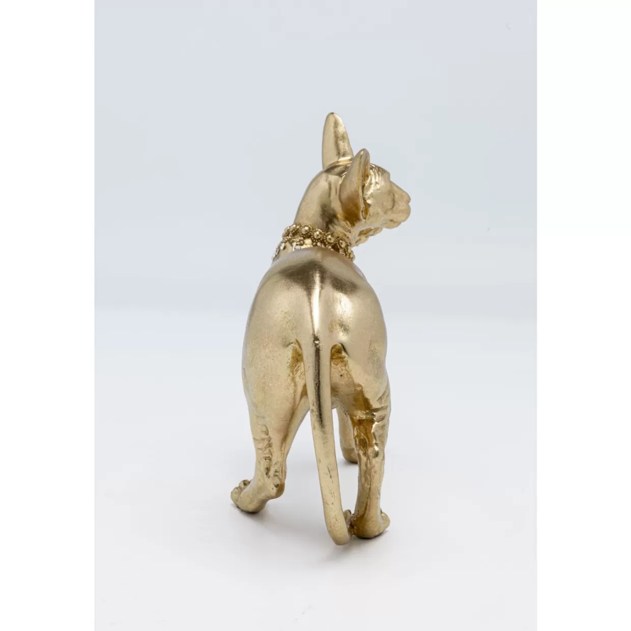 Statua Decorativa Gatto in Piedi Audrey Dorata - 29 cm per Interni Moderni | Idea Regalo Elegante by KARE Design
