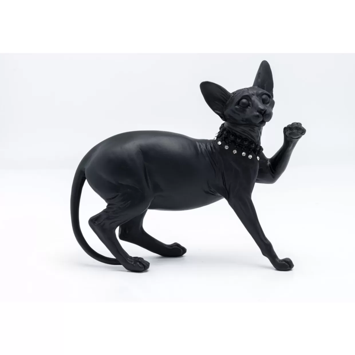 Statua Gatto Audrey Nera da Collezione - Decorazione Elegante per Interni Moderni, Altezza 29cm | KARE Design Articoli per la Casa e Regali Originali