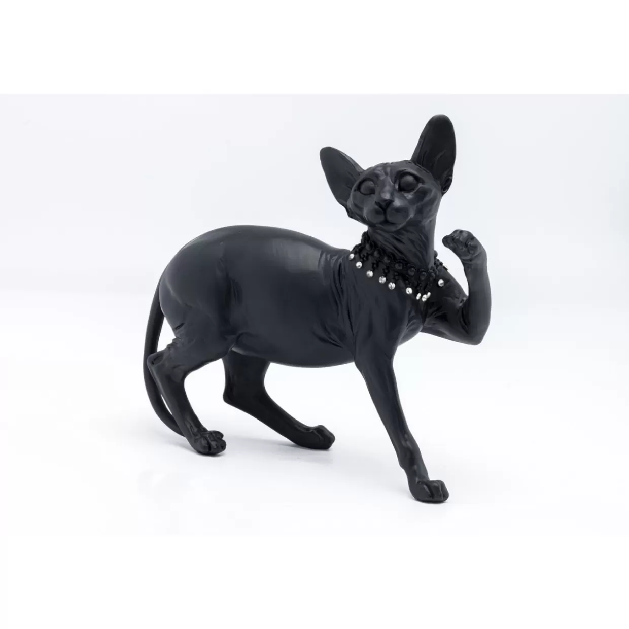Statua Gatto Audrey Nera da Collezione - Decorazione Elegante per Interni Moderni, Altezza 29cm | KARE Design Articoli per la Casa e Regali Originali