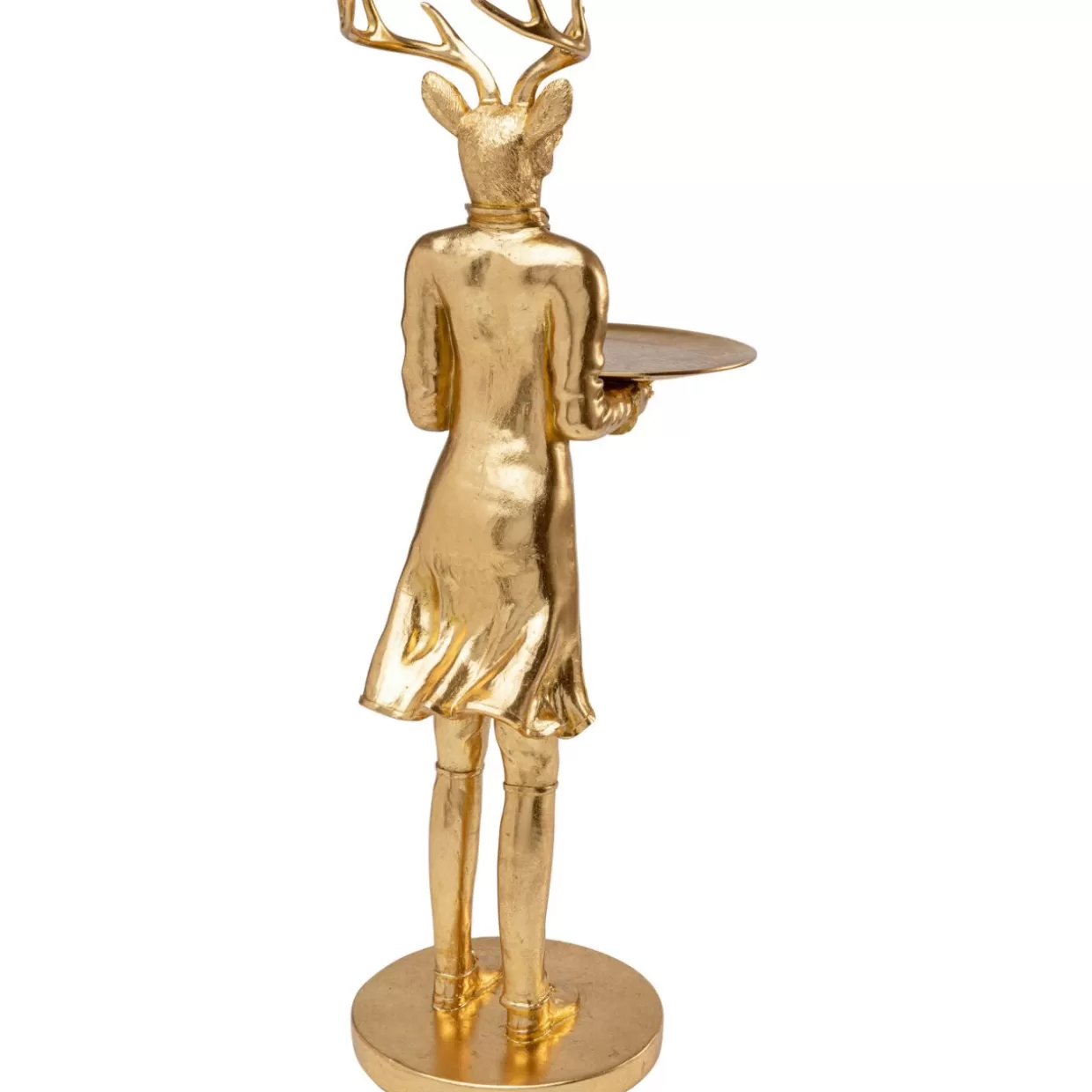 KARE Design | Originale Statua Cervo Cameriere 63 cm - Decorazione Elegante per Interni e Idea Regalo Creativa