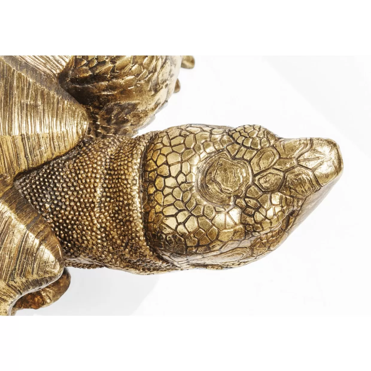 Tartaruga Decorativa in Oro Lucido - Statuetta Elegante per Interni e Regali di Design KARE | Articoli Casa Stilizzati