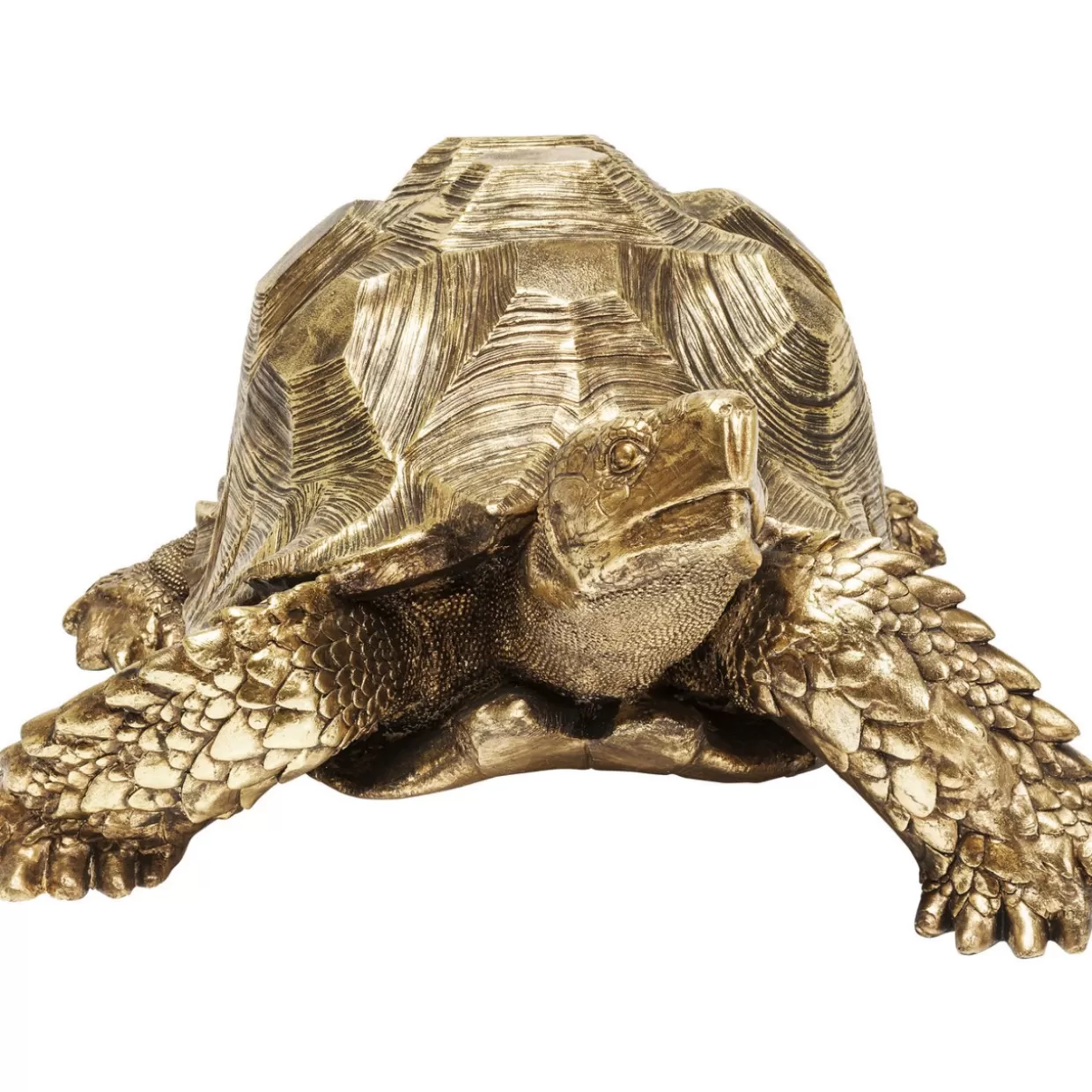 Tartaruga Decorativa in Oro Lucido - Statuetta Elegante per Interni e Regali di Design KARE | Articoli Casa Stilizzati