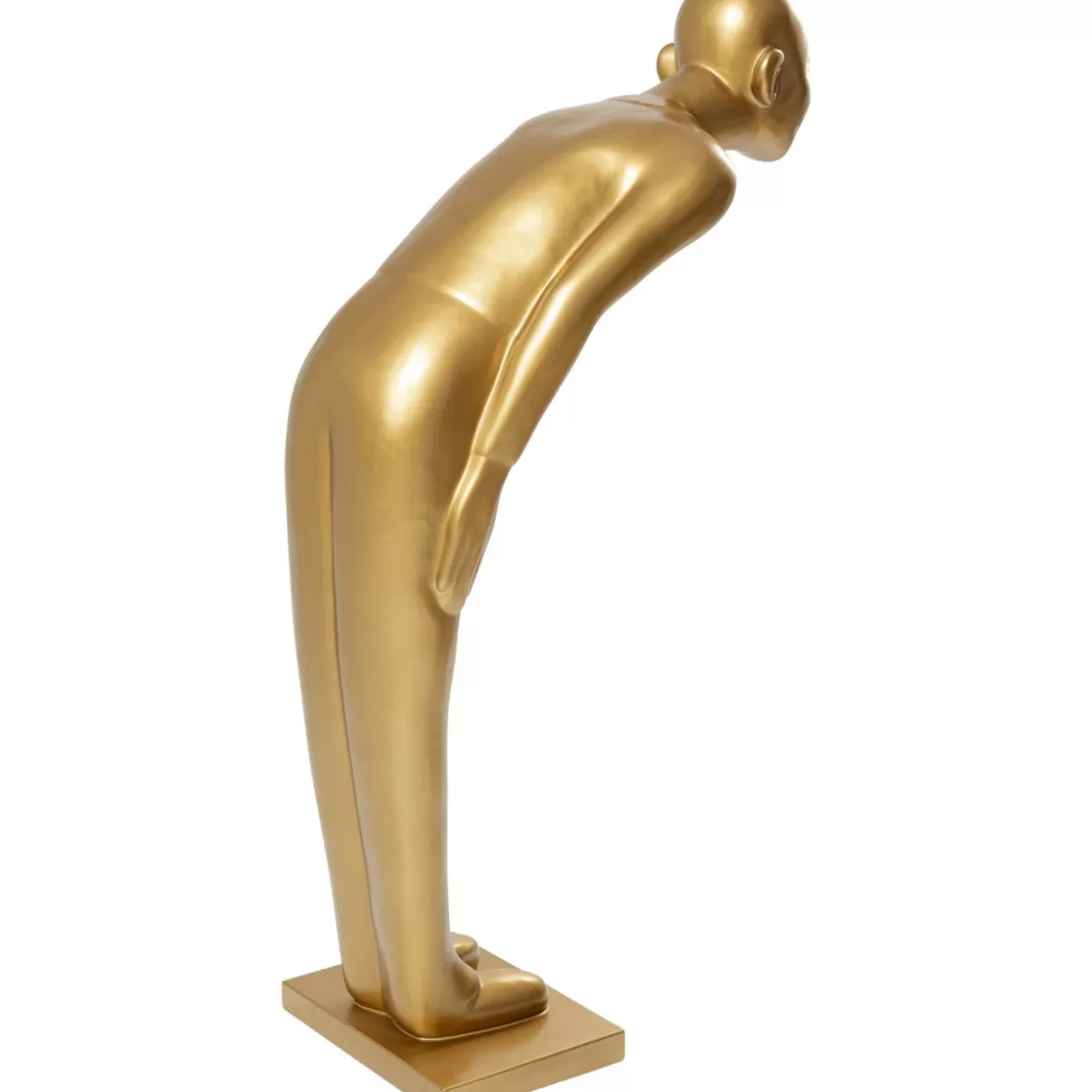 Statua Decorativa Benvenuto Ospiti in Oro Lucido, Formato Maxi - Decorazioni per la Casa e Idee Regalo Originali by KARE Design