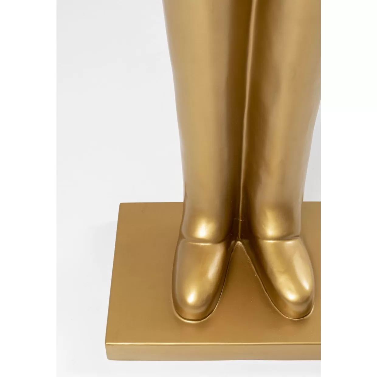 Statua Decorativa Benvenuto Ospiti in Oro Lucido, Formato Maxi - Decorazioni per la Casa e Idee Regalo Originali by KARE Design