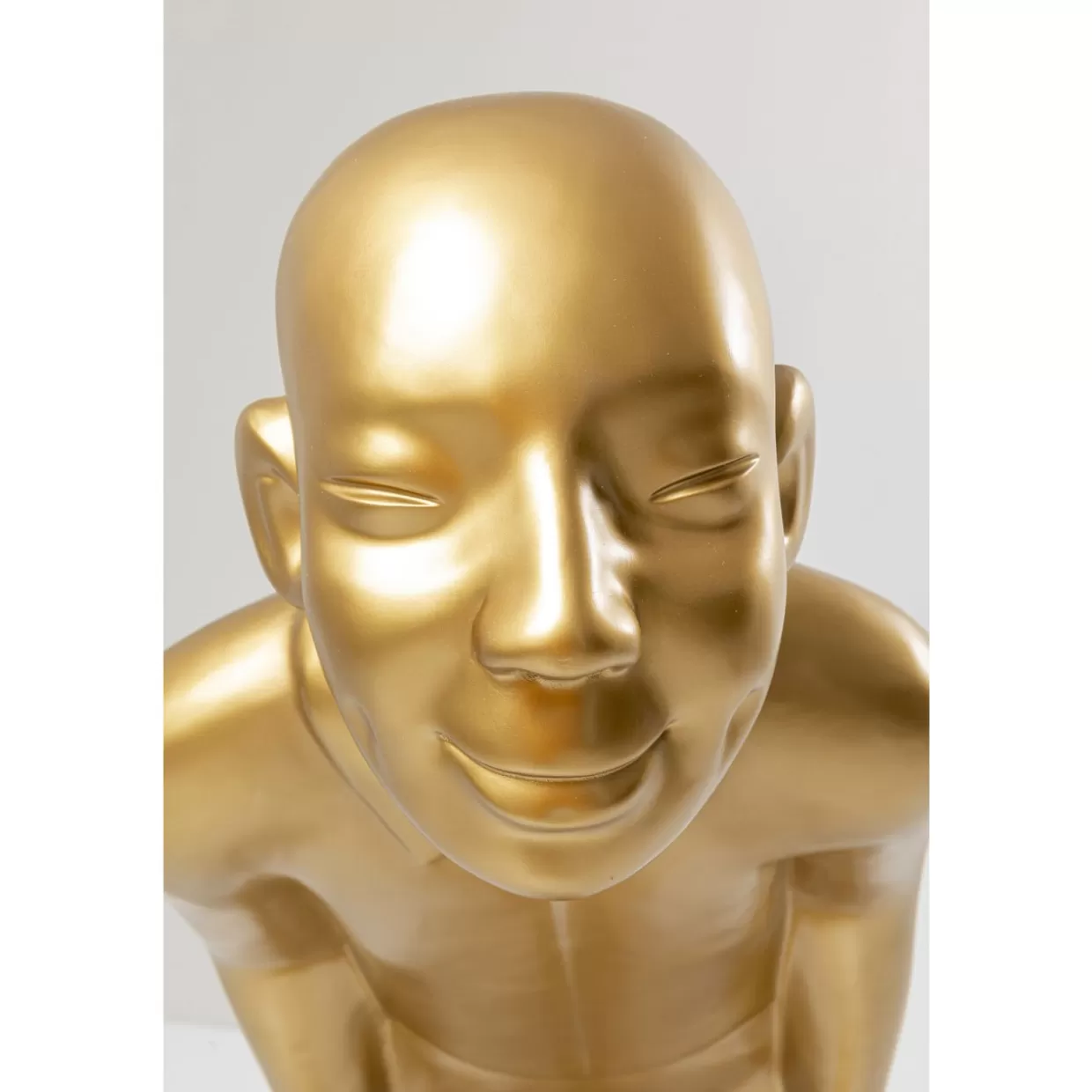 Statua Decorativa Benvenuto Ospiti in Oro Lucido, Formato Maxi - Decorazioni per la Casa e Idee Regalo Originali by KARE Design
