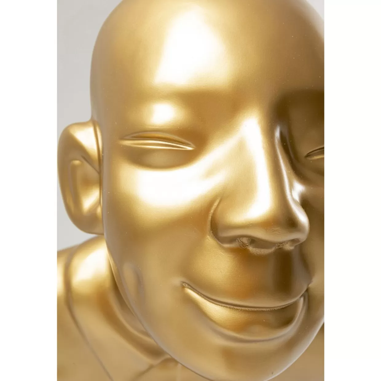 Statua Decorativa Benvenuto Ospiti in Oro Lucido, Formato Maxi - Decorazioni per la Casa e Idee Regalo Originali by KARE Design