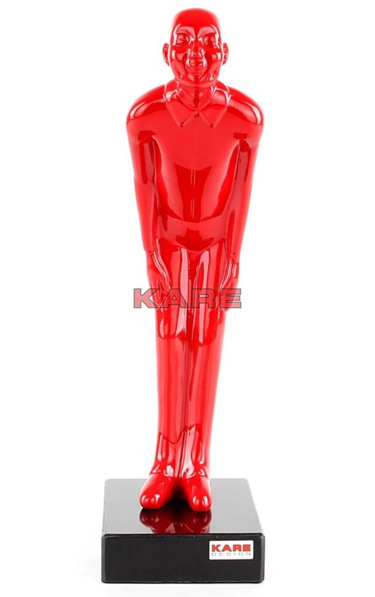 KARE-Design | Statua Accoglienza Ospiti Rosso, Decorazione Ingresso - Piccola