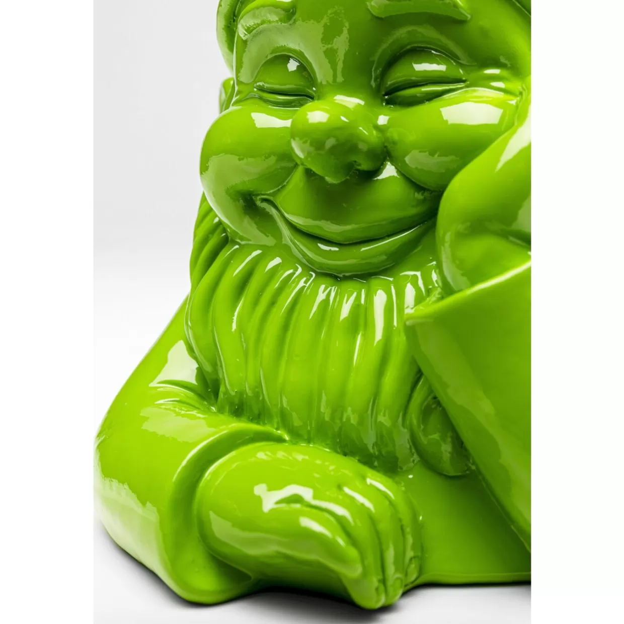 Gnomo da Giardino Verde Muschio 21 cm - Statua Decorativa KARE Design per Interni ed Esterni | Regalo Originale Arredamento Rustico 

(：