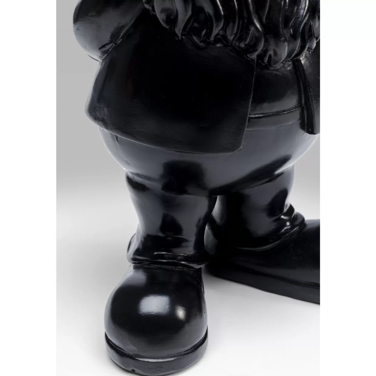 KARE Design - Gnomo da Collezione in Nero e Oro, 30 cm - Statua da Interno per Arredamento Creativo e Regali Unici