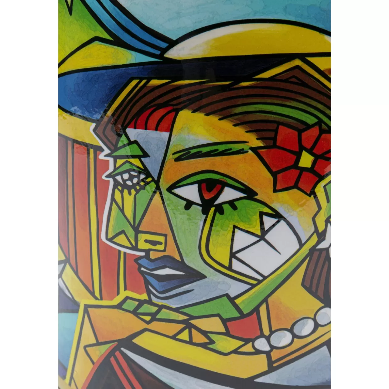 Decorazione Moderna KARE - Vaso Graffiti Artistico N.27 con Stile Urban, Idee Regalo Creative per Casa