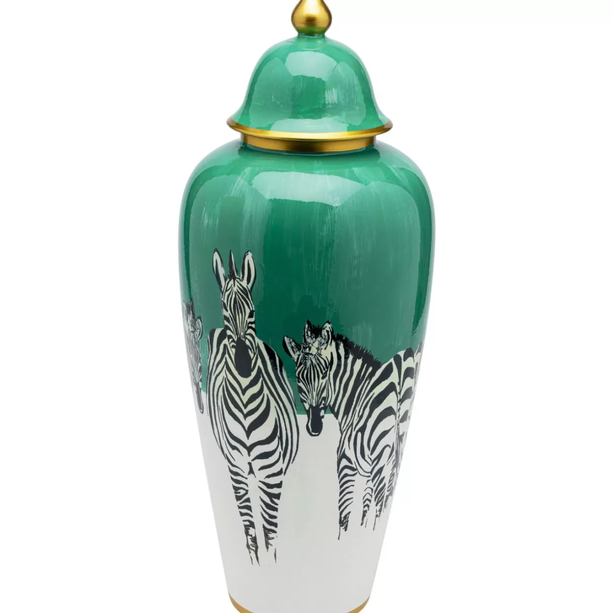 Set Decorativo Zebre Stilizzate in Ceramica 63cm - Articoli Regalo per la Casa KARE Design
