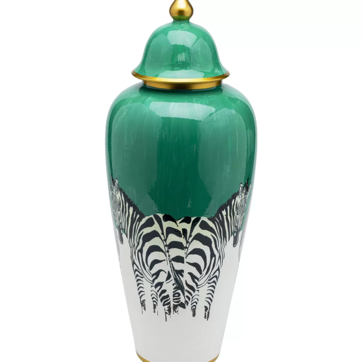 Set Decorativo Zebre Stilizzate in Ceramica 63cm - Articoli Regalo per la Casa KARE Design