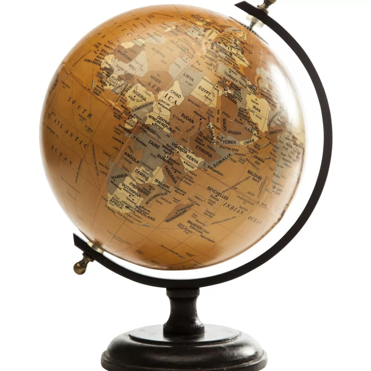 Vintage Globe Decorativo KARE Design - Mappa del Mondo Retrò in Collezione Limitata per Arredamento e Oggettistica da Regalo