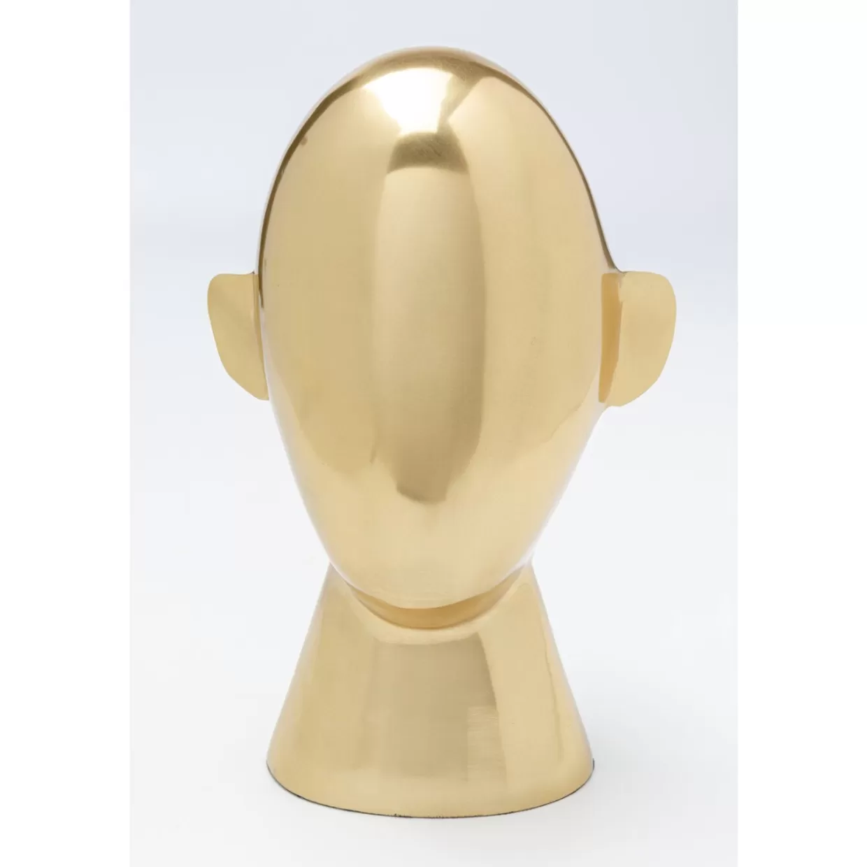 Scultura Decorativa Volto Astratto in Oro KARE - Oggetto Moderno per Tavolo o Mensola, 28 cm Ideale Regalo Arredamento