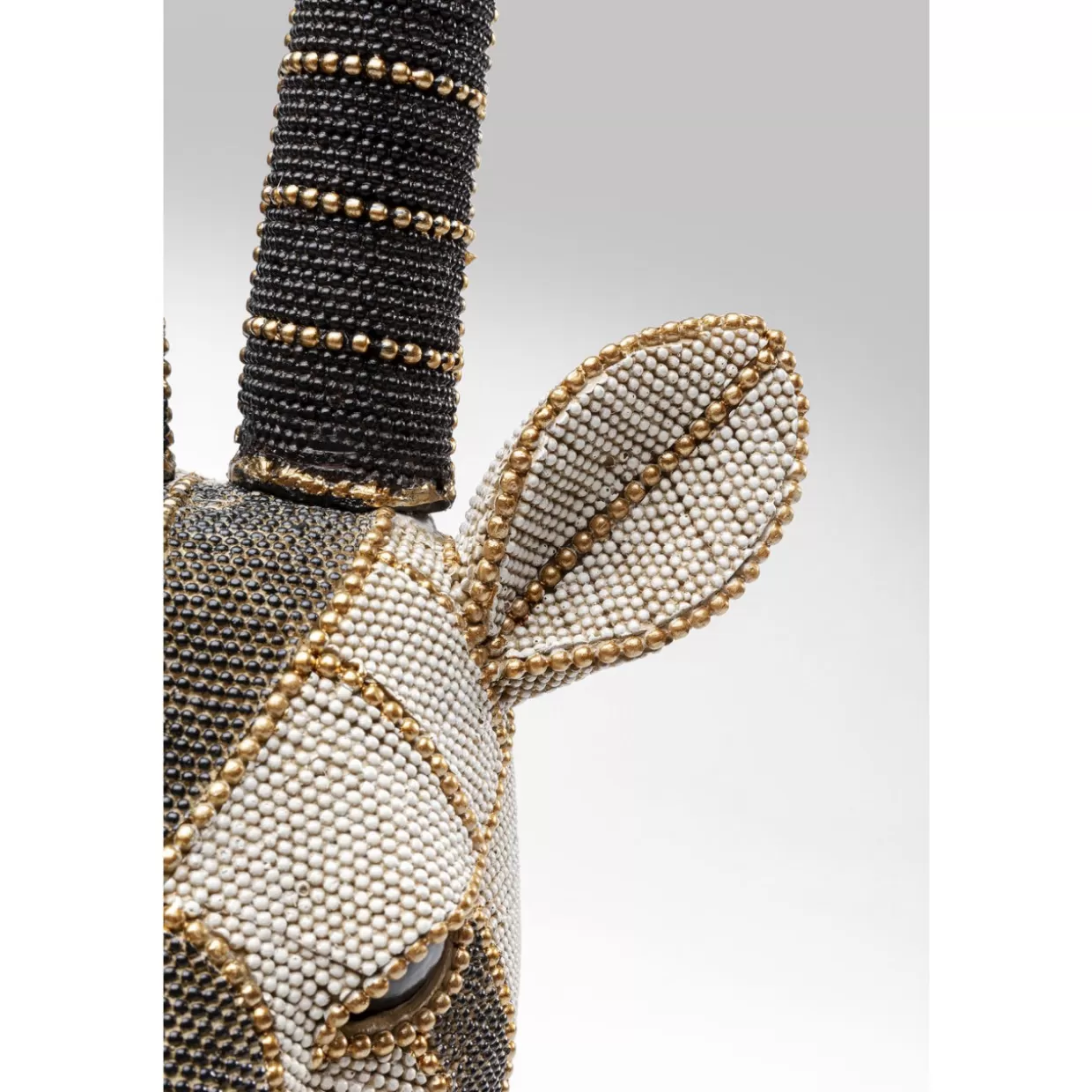 KARE Design - Testa Decorativa Antilope con Perle, Oggetto Arredamento Moderno 79 cm per Casa Elegante - Idee Regalo Originali