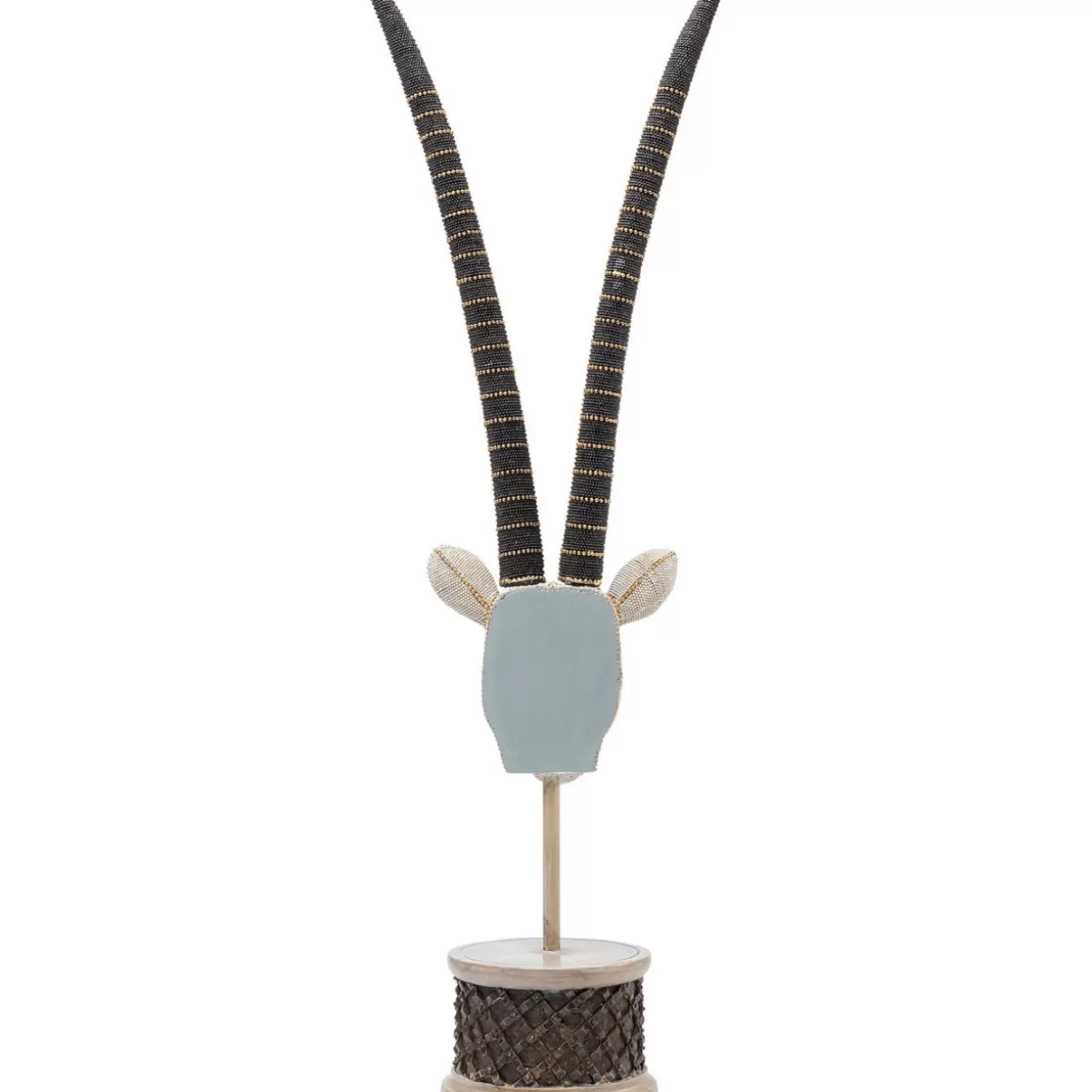 KARE Design - Testa Decorativa Antilope con Perle, Oggetto Arredamento Moderno 79 cm per Casa Elegante - Idee Regalo Originali
