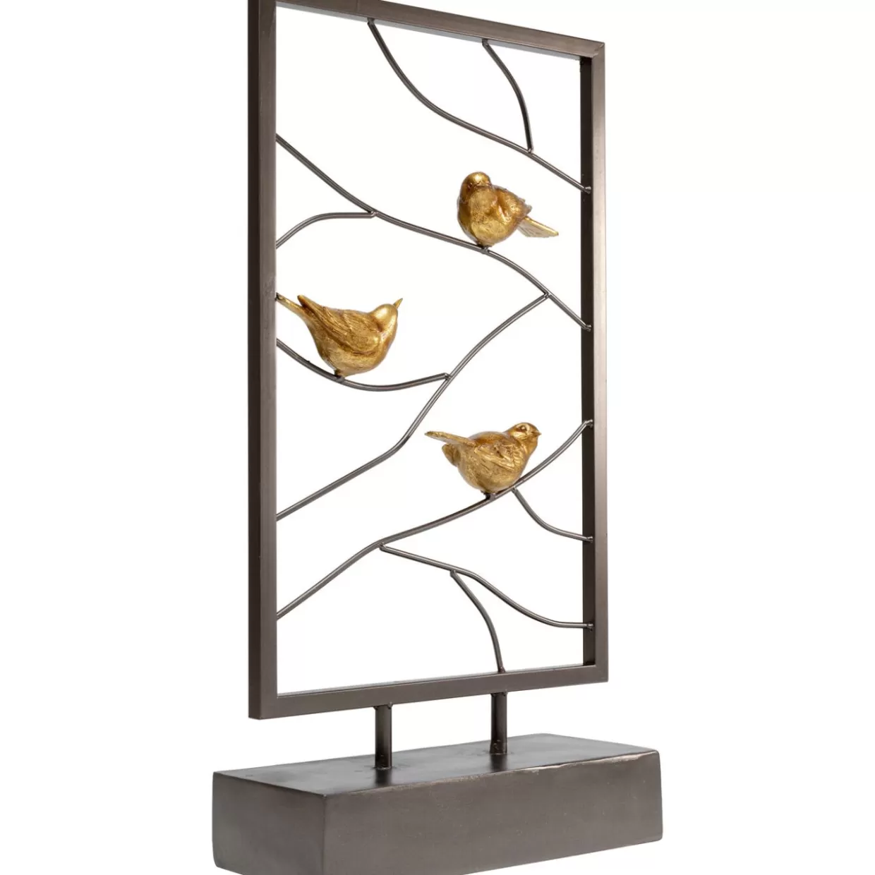 KARE Design Scultura con Canto degli Uccelli - Decorazione da Parete Moderna, Idee Regalo Originali per Interni, Altezza 68 cm