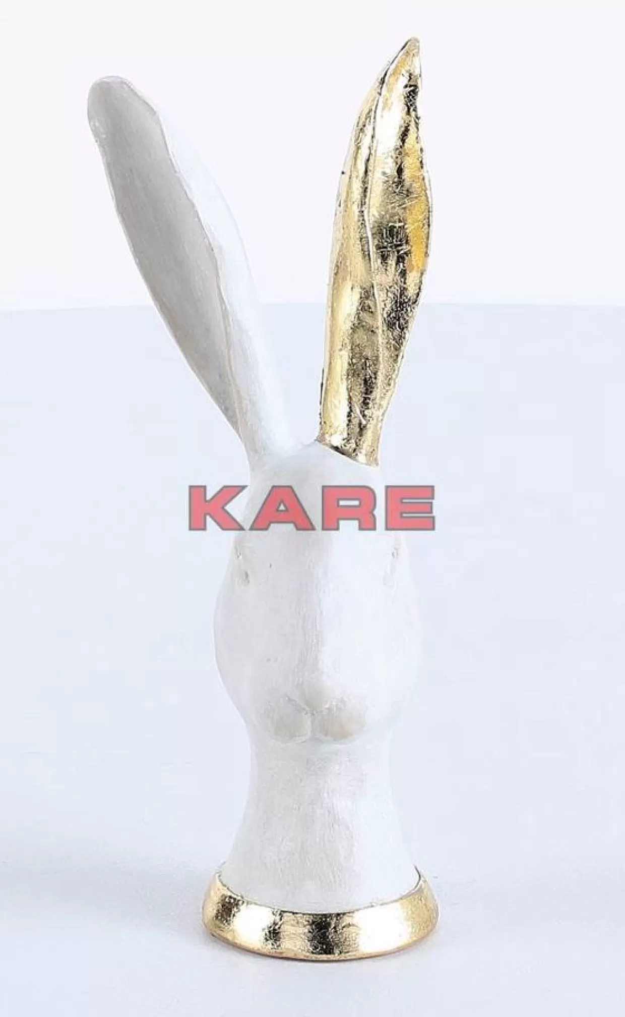 Coniglio Decorativo KARE Design in Tonalità Dorata - Scultura da Collezione 30 cm per Interni Chic, Regalo Elegante per Appassionati di Arredo Moderno