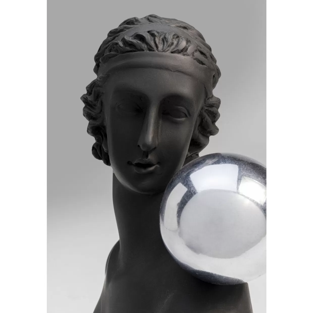 KARE Design Scultura Decorativa Busto Ragazza 24 cm - Oggetto d'Arte per Interni e Idea Regalo Creativa
