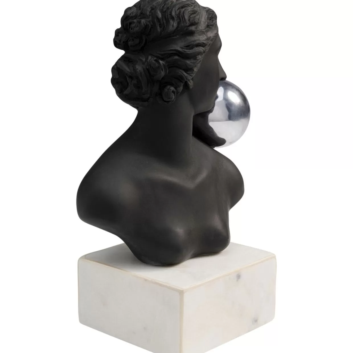 KARE Design Scultura Decorativa Busto Ragazza 24 cm - Oggetto d'Arte per Interni e Idea Regalo Creativa