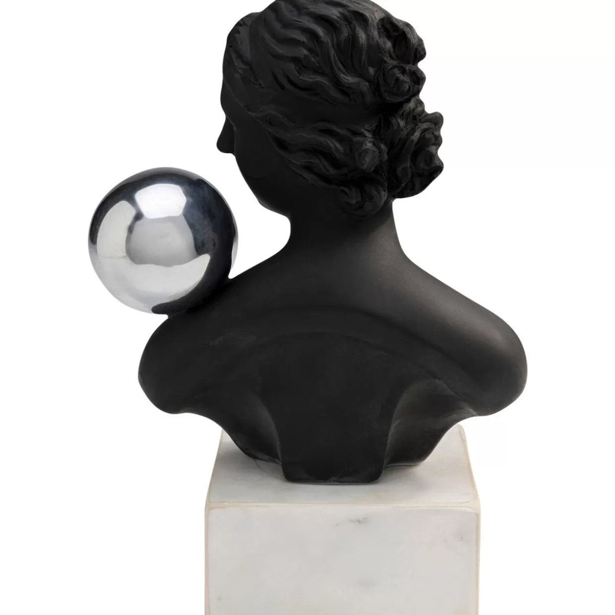KARE Design Scultura Decorativa Busto Ragazza 24 cm - Oggetto d'Arte per Interni e Idea Regalo Creativa