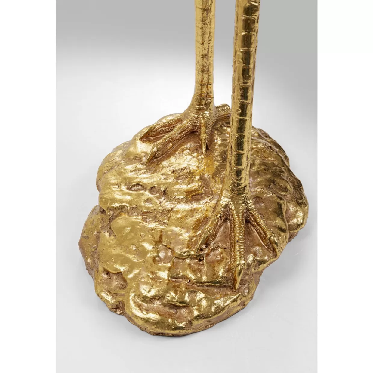 KARE Design | Scultura Decorativa Gru Dorata per Interni - Accessorio Elegante in Tonalità Oro