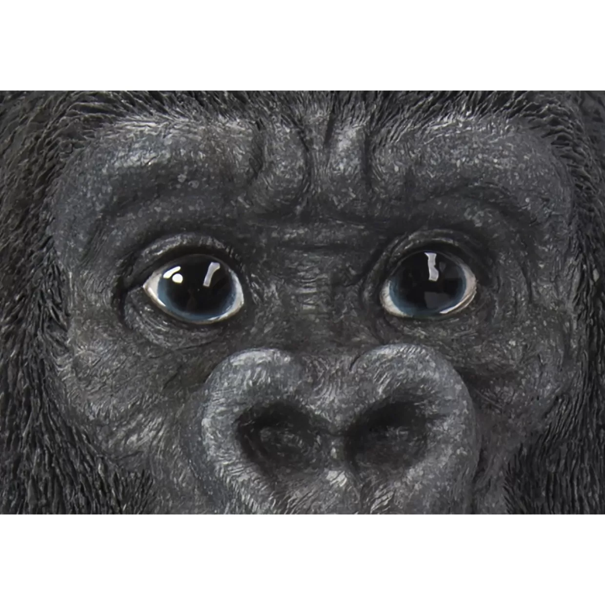 Originale KARE - Scultura Famiglia Gorilla Coccolosi in Tessuto, Decorazioni Tenere per Camera Bimbi e Accessori Regalo Unici per la Casa